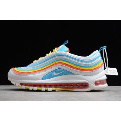 Nike Bayan Air Max 97 Ul '17 Sarı / Mavi Koşu Ayakkabısı Türkiye - U077CHV6